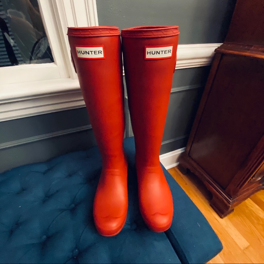 Red Hunter Rain Boots